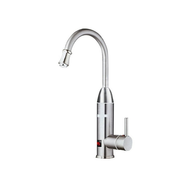 Stainless Steel Instant Hot Water Faucet 3000W Tankless Electric Kitchen Water Heater Tap With Led Digital Display