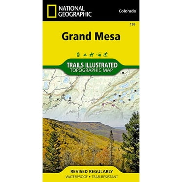 National Geographic Trails Illustrated M Grand Mesa Map, Book 136, (Paperback)