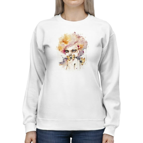 Artshine Bubble And Squeak Sweatshirt Women -Sillier Than Sally Designs, Female Medium