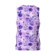 thumbnail image 2 of Rocae Violet for Men's Basketball Jersey Lightweight and Breathable Athletic Tank Top,Quick-Drying Sports Jersey, 2 of 9