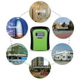 thumbnail image 4 of Door Key Storage Box Portable Professional Indoor Household Office Building Factory Coded Lock Case Container Accessories Green, 4 of 8