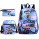 thumbnail image 1 of Mochila Hellfire Club + Bandolera + Caja de lápices LingWen 8390613752154, 1 of 1