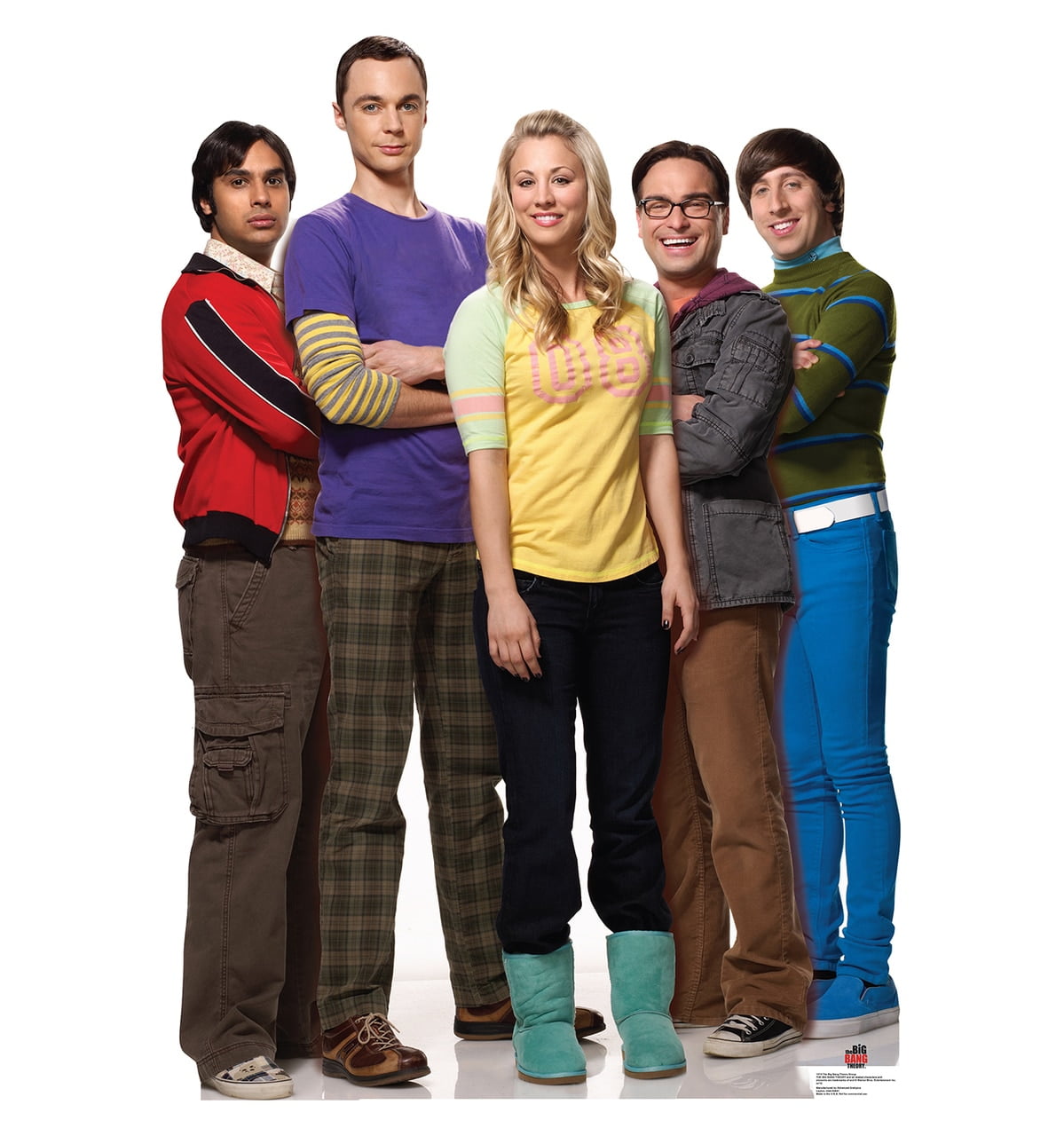 KF1025 USA Fernsehenfilm The Big Bang Theory Sheldon Leonard Penny Howard 7PCS 