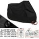 thumbnail image 1 of Cubierta para motocicleta XXXXL Cubierta para scooter para interiores y exteriores Cubiertas para motocicleta transpirables Cubierta de color negro Agujeros de cerradura, 1 of 5