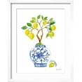 thumbnail image 2 of Art.com Lemon Chinoiserie II Art Print by Farida Zaman, White Frame Wall Art, 17" x 21", 2 of 5