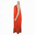 thumbnail image 5 of NIEWTR Robe d'Été Ample pour Femme, Robe de Plage d'Été à Col en V Sans Manches, Décontractée et Fluide, Maxi (Orange, P), 5 of 5