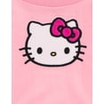 thumbnail image 5 of Hello Kitty Ribbed Velour Sweatshirt and Jogger Pants Outfit Set Toddler to Little Kid, 5 of 5