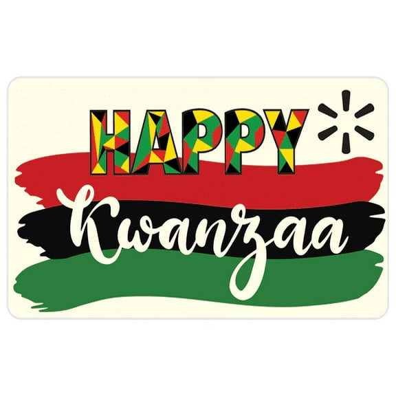 Happy Kwanzaa Walmart Gift Card
