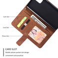 thumbnail image 3 of Dteck Wallet Case For Samsung Galaxy A51, Premium Smooth Bi-Color PU Leather Wallet case Magnetic Flip Folio [Kickstand Feature] with ID&Credit Card Pockets,Brown/Gray, 3 of 5