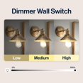 thumbnail image 5 of JONATHAN Y JYL7429A Farmhouse Transitional Metal Shade 1-Light Edison Sconce Brass Gold, 5 of 5