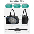 thumbnail image 2 of Women’s Tennis Tote Bag – 3-in-1 Crossbody Tennis Bag for 2 Rackets w/ Shoe Compartment & Wet Bag, Gym & Pickleball, 2 of 9