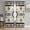 Brown, variant on Blue Aztecs Semi Sheer Window Curtains 54 Inches Long, Southwestern Stripe Native American Boho Rod Pocket Voile Silky Chiffon Curtain Light Filtering Drapes for Living Room, 52"x54", 2 Panels