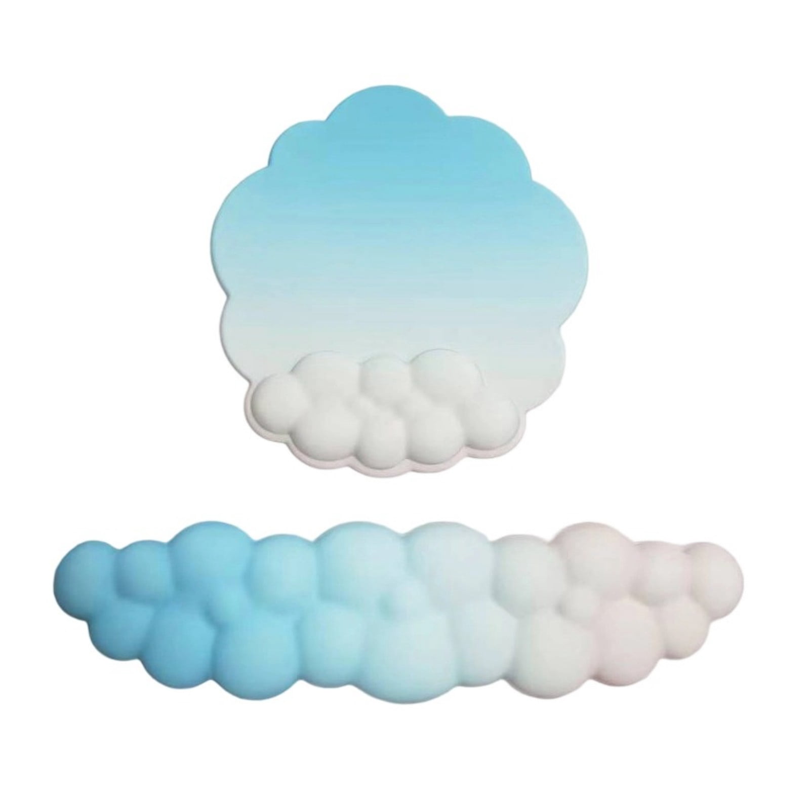 Silicone Pad Wrist Rest Support Pad Cloud Pad Ergonimic Keyboard Cloud Wrist Rest Set 3PCS