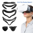 thumbnail image 1 of 6 almohadillas de repuesto para cara y ojos para soporte de interfaz facial Oculus Quest 2 JShteea  El nuevo, 1 of 9