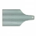 thumbnail image 1 of Striped Cutting Board, Grey and White Stripes Monochrome Tone Brush Style Lines Grunge Retro Digital Print, Tempered Glass Cutting and Serving Board, Wine Bottle Shape, White Grey, by Ambesonne, 1 of 1