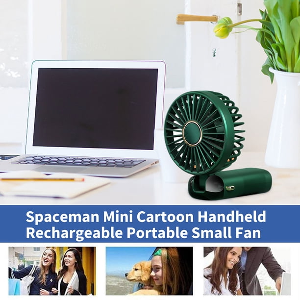 Ventiladores de mano de enfriamiento USB que doblan el ajuste de velocidad de la pantalla digital 3000mAh / 2000mAh 5 Ndcxsfigh Libre de BPA