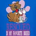 thumbnail image 3 of CafePress - Rescued Is My Favorite Breed T Shirt - Dark T-Shirt Kids XS-XL, 3 of 4