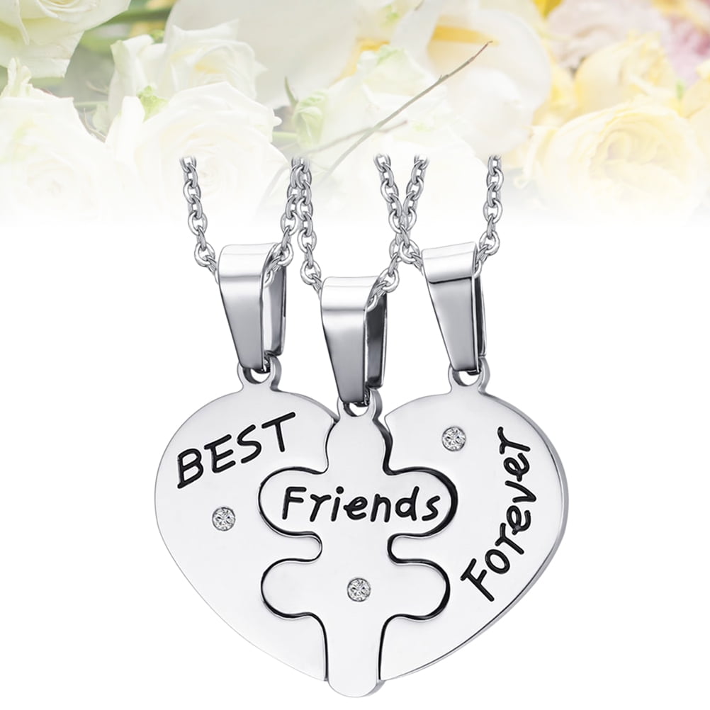 Buy 5 Best Friend Necklaces, Custom Name Necklaces, BFF Gifts for 5,  Interlocking Puzzle Jewelry Online in India - Etsy