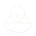 thumbnail image 3 of Cadena del cuerpo Yuyangstore Accesorio brillante de la decoración atractiva de Oro, 3 of 8