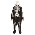 thumbnail image 3 of #FollowMe Skeleton Adult  Halloween / Onesie / Pajamas (Skeleton With Back Print, XX-Large), 3 of 6