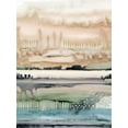 thumbnail image 2 of Popp, Grace 15x18 Gold Ornate Wood Framed with Double Matting Museum Art Print Titled - Mesa Horizon Strata II, 2 of 4