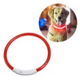 thumbnail image 4 of PETS COLLAR LED LIGHTING Suministros para mascotas Ajustable USB Carga Pérdida luminosa Pérdida de automóviles Collars Luz Collars Safety para al aire libre rojo rojo Guardurnaity HA010373-10, 4 of 6