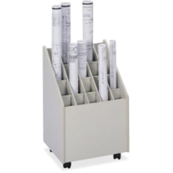 20-compartment Mobile Roll Storage File