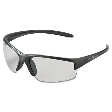 Smith & Wesson Equalizer Safety Glasses, Gun Metal Frame, Clear Anti-Fog (Best Shop Safety Glasses)