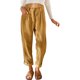 thumbnail image 1 of Pantalones largos casuales para mujer, pantalones de cintura alta para mujer, pantalones cargo elegantes, pantalones de verano para mujer, pantalones de pana lisos, pantalones de otoño,, 1 of 5