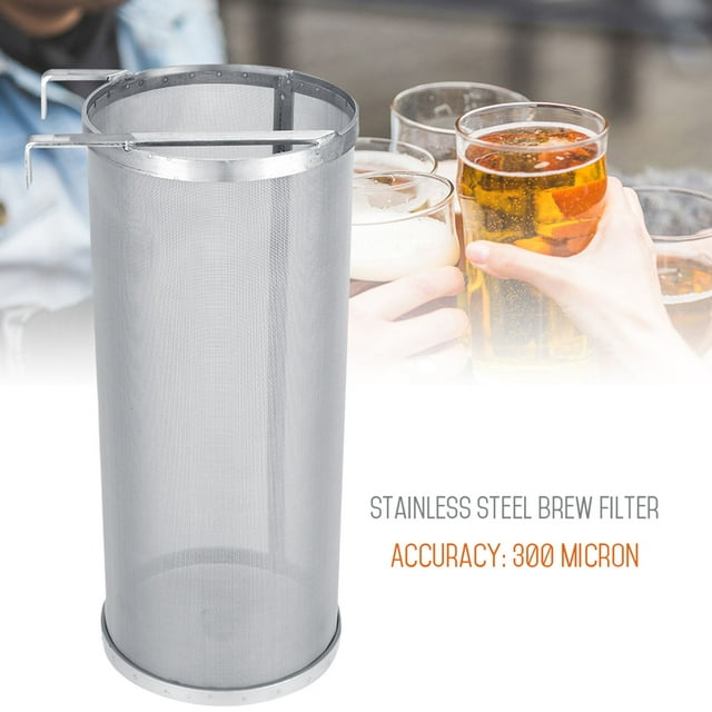 Filtro de lúpulo de cerveza, filtro de cerveza de acero inoxidable de 300 micrones, diseño aerodinámico