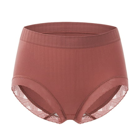 DondPO Womens Underwear European And American Women s Sexy Briefs Female Non Pants Female Ice Silk Buttocks Sexy Lady Womens Sexy Underwear Seamless Underwear For Women Red One Size Clearance