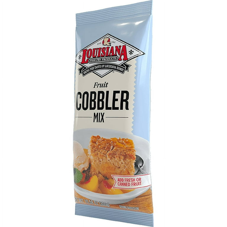 Louisana Fish Fry, Cobbler Mix - 10.58 oz bag