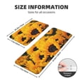 thumbnail image 2 of Fuzoiu Flower Bush Sunflower Print Kitchen Floor Mat 2 Sets,Kitchen Rugs and Mats,,Non Skid Waterproof Kitchen Floor Mat for Kitchen,Home Office,Sink,Laundry, 2 of 6