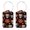 Multi1, variant on RATGON 2 Pack Luggage tag PU Leather with Stainless Steel Loop Pumpkin Blue Magic Hat Travel Trip