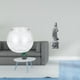 thumbnail image 2 of Jarrón Transparente Pequeño Para Pecera, Adorno De Mesa Para Oficina, Hogar, Plantas Con Estatua De Guan Yin, Piedra Feng Shui, Decoración Budista Coleccionable Para Interior Y Dormitorio., 2 of 8