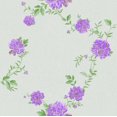thumbnail image 1 of Floral Purple, Beige Peonies Wallpaper Roll, 1 of 2