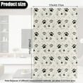 thumbnail image 3 of SCRAWLGOD Paws Spots Gray Beige 2 Piece Recliner Headrest Cover Non Slip Sofa Headrest Cover PU Leather Recliner Chair Head Protector Covers for Home Decoration 17x27in, 3 of 7
