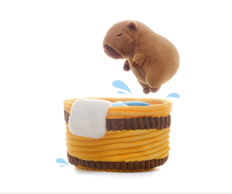 Cute Capybara Plush Toy, Soft Stuffed Animal Doll, Adorable Cuddle Pillow Plushie for Kids & Adults, Cozy Sleep Companion, Perfect Birthday or Holiday Gift for Girlfriend