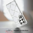 thumbnail image 2 of For Samsung s25 Ultra Gem Glitter Diamond Transparent Hard Colorful TPU Hybrid Case - Silver, 2 of 3