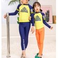 thumbnail image 2 of Girls Boys 2-Piece Beach Swimming Rash Guard Sun Protection Set UPF 50+, 2 of 3
