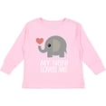 thumbnail image 3 of Inktastic My Nani Loves Me Grandchild Gift Boys or Girls Long Sleeve Toddler T-Shirt, 3 of 5