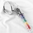 thumbnail image 2 of Natural Gemstones 7 Chakra Crystal Gravel SPA Shower Head Amethyst Rose Quartz High Pressure Water Saving Negative Ion Filter--, 2 of 5