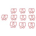 thumbnail image 2 of 100 Trombones En Forme De Trombones, Trombones En Acier Inoxydable, Trombones De Bureau Portables Légers En Métal De Style Mignon Pour la Classification des Fichiers De Documents, Organisateurs De Bur, 2 of 5