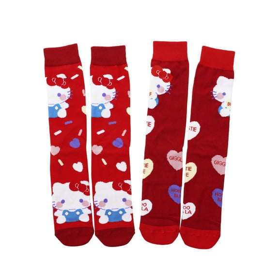 Hello Kitty 2PK Sweet Heart Socks