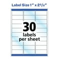 Avery Glossy Clear Address Labels, Permanent, Sure Feed Technology, Fit