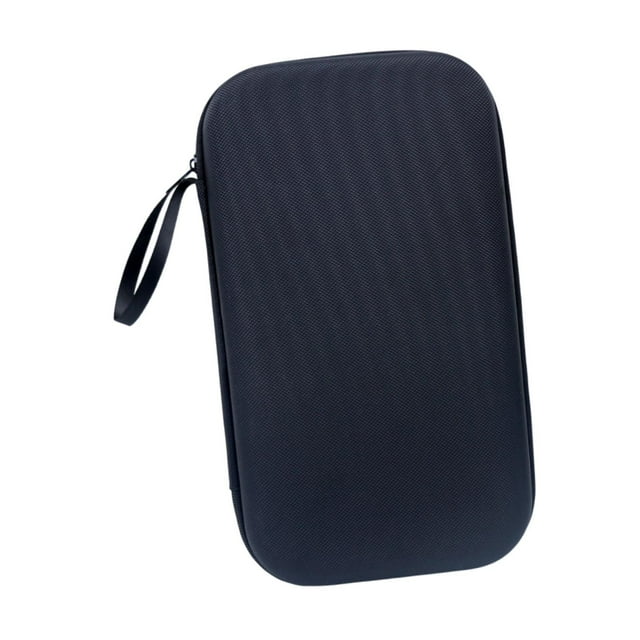 Capacal de paleta de de caparazón duro Protección de bolsas portátiles portátiles de la tabla de tenis de la raqueta para entrenamiento al aire Negro para 1 paleta