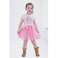thumbnail image 2 of Disney Princess Rapunzel French Terry Tulle Dress Toddler to Big Kid, 2 of 5