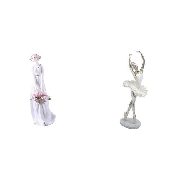 Figura de escritorio,Estatua de niña linda de escritorio,adorno nórdico moderno,Figura de escritorio,Estatua de bailarina,adorno de escritorio,decoración del hogar,Estatua de bailarina