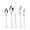 Silver, variant on Dengmore Cutlery Set 20PCS Stainless Steel 4 person Set Fork Spoon Cutlery Set Modern Design With Smooth Edges Rose Gold