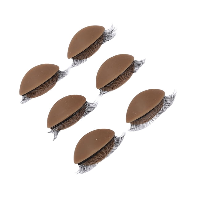 3 Pairs Replacement Eyelids Lash Mannequin Head Removable Eyelids with Eyelashes Mannequin Replacement Eyelids Lash Practice Makeup Eyelash Extensions